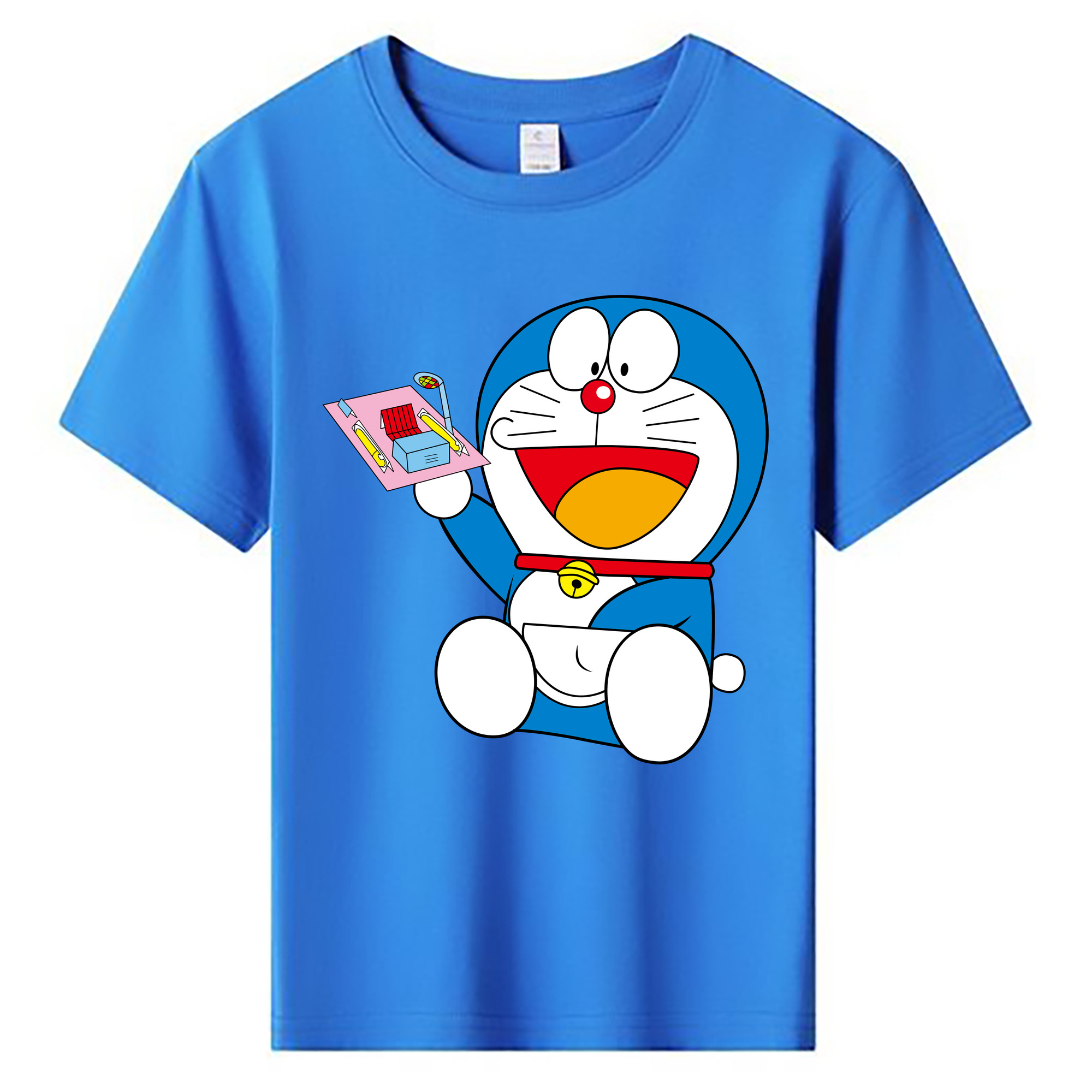 （画像用） ドラえもん Doraemon 綿100％キッズTシャツ（フロントプリント）